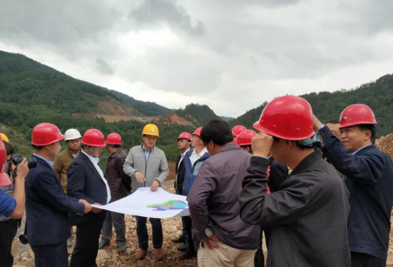 騰沖市常務副市長一行蒞臨恒益礦業 推進滇灘鐵礦大火山排土場建設工作